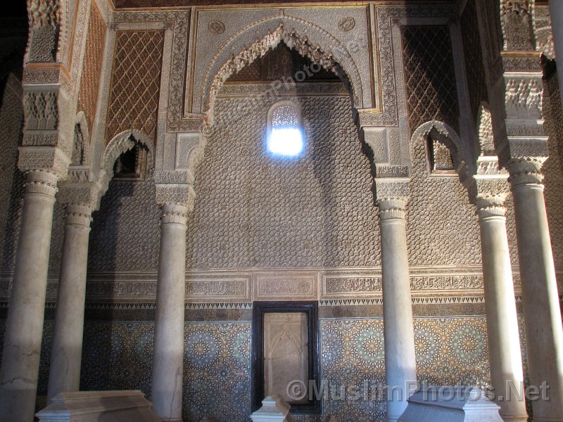 Architecture and graves at the Saadian Tombs